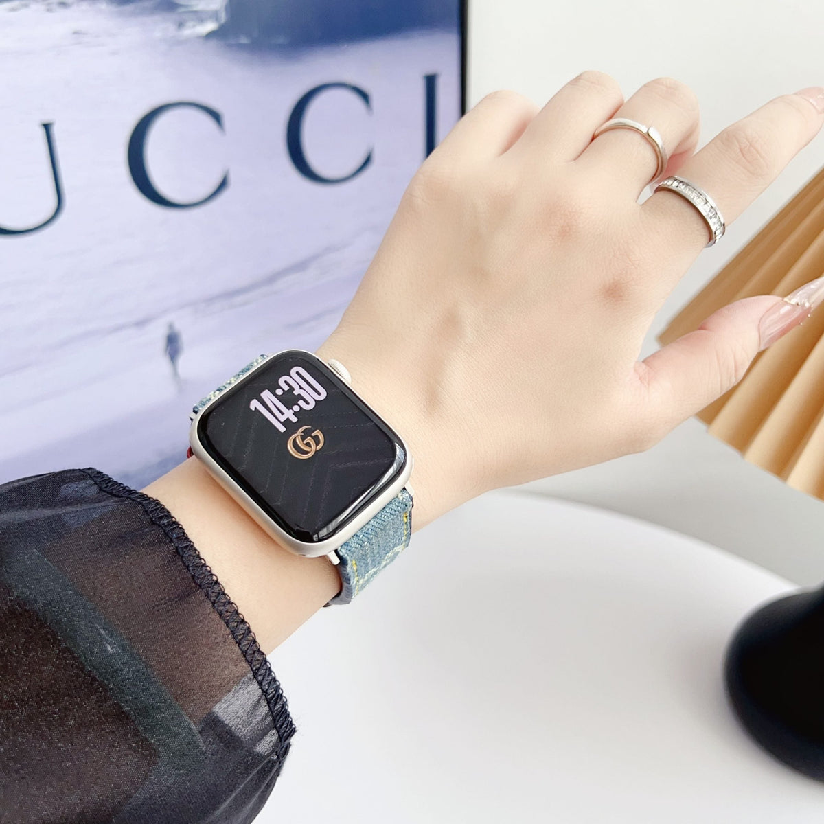 Fabric Gg Apple Watch Band