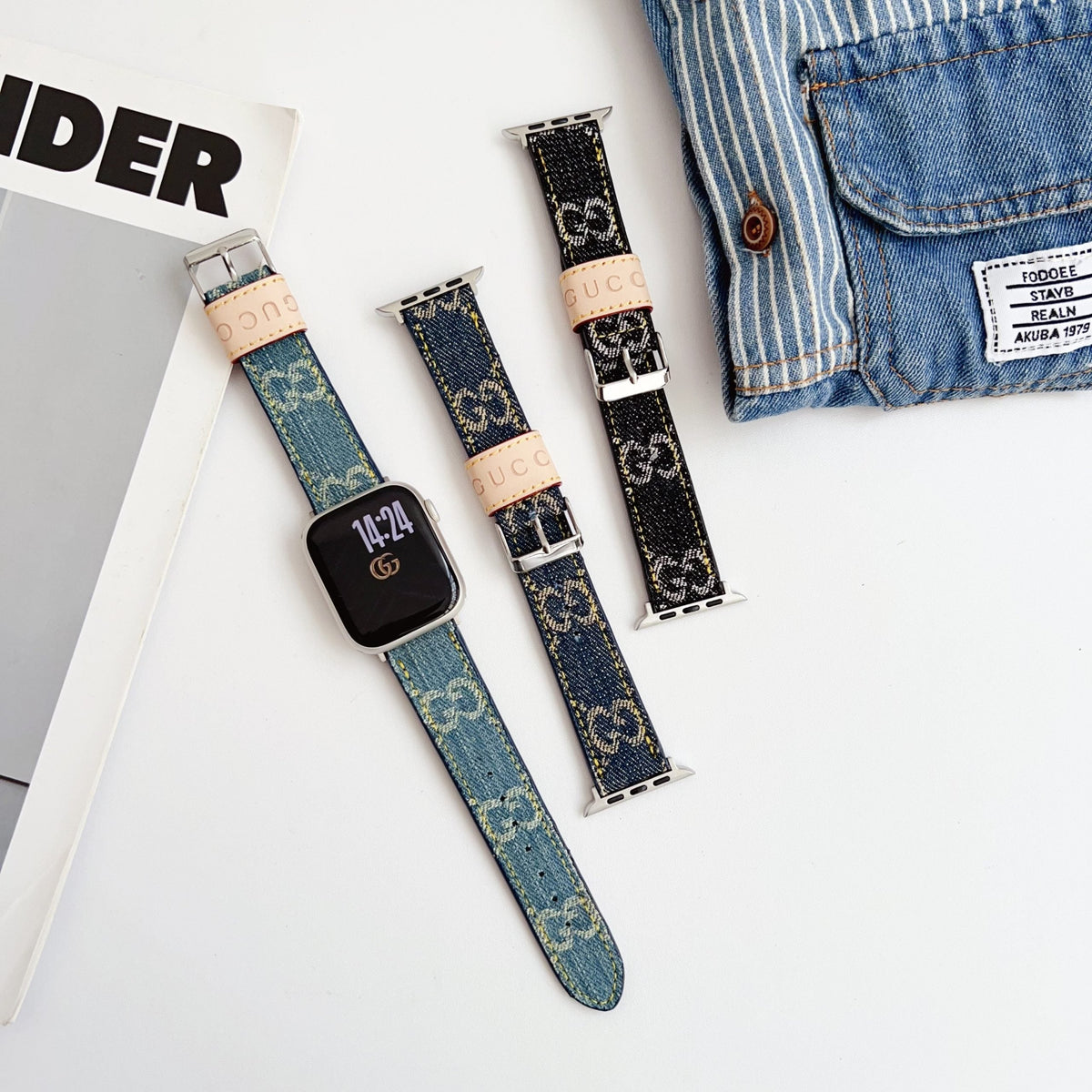 Fabric Gg Apple Watch Band