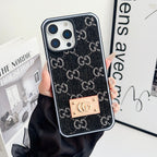 Gg Denim Iphone Case For 12-16 Pro Max