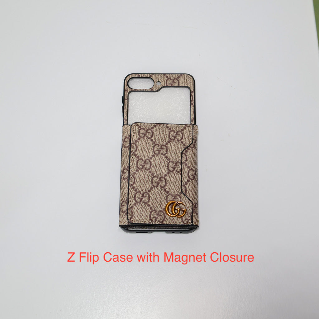Gg Z Flip Wallet Phone Case For 3 4 5 6 7 Series