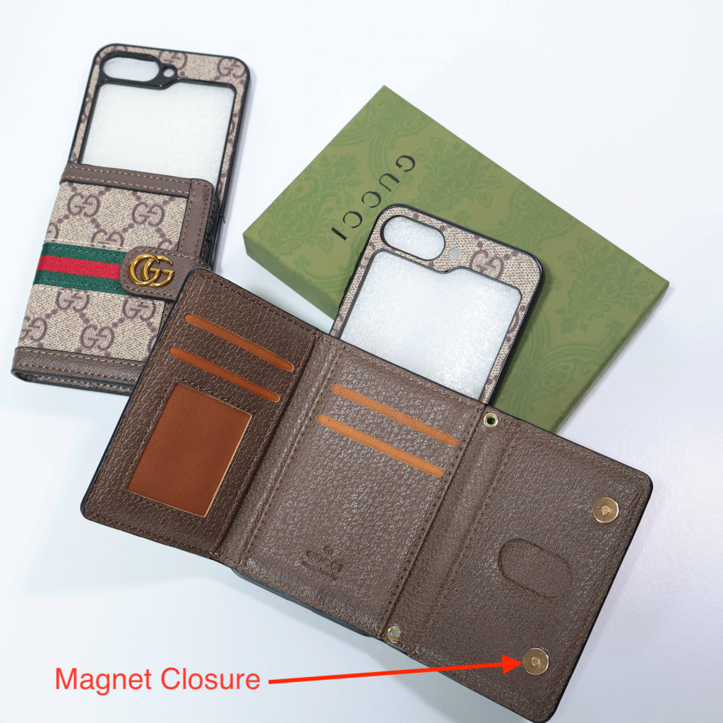 Gg Z Flip Wallet Phone Case For 3 4 5 6 7 Series