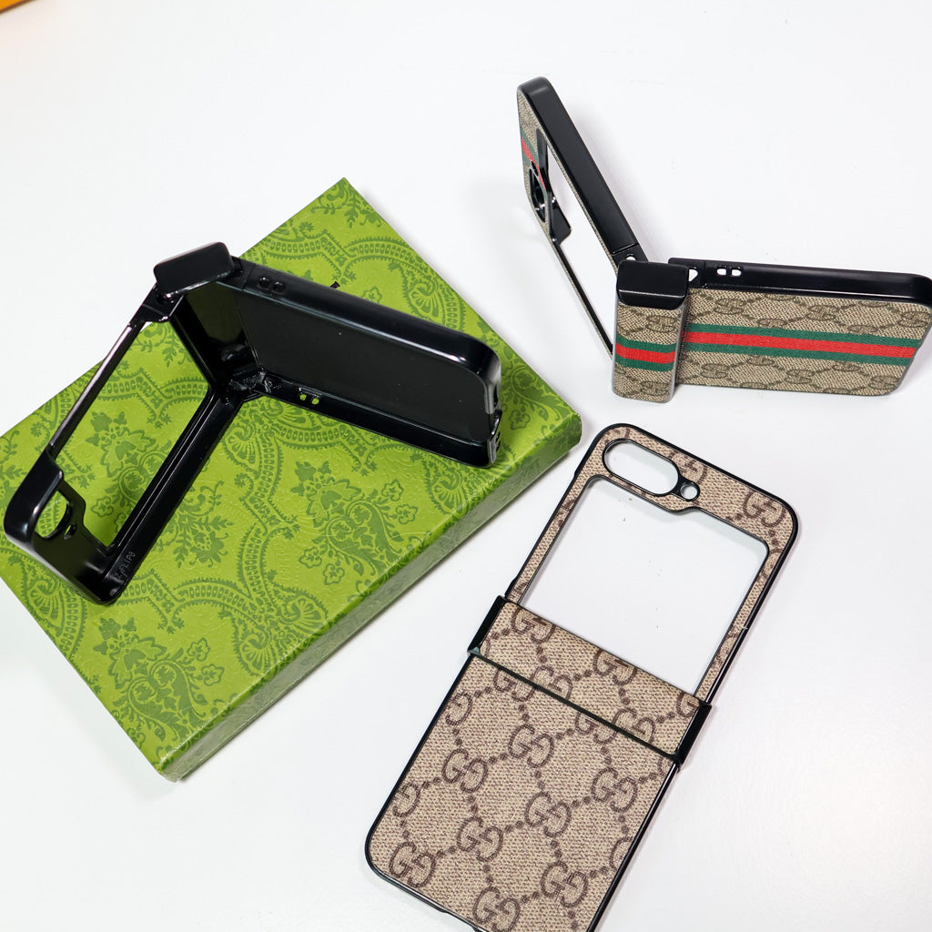 Gucci Z Flip Case For Samsung 3 4 5 6 7 Series