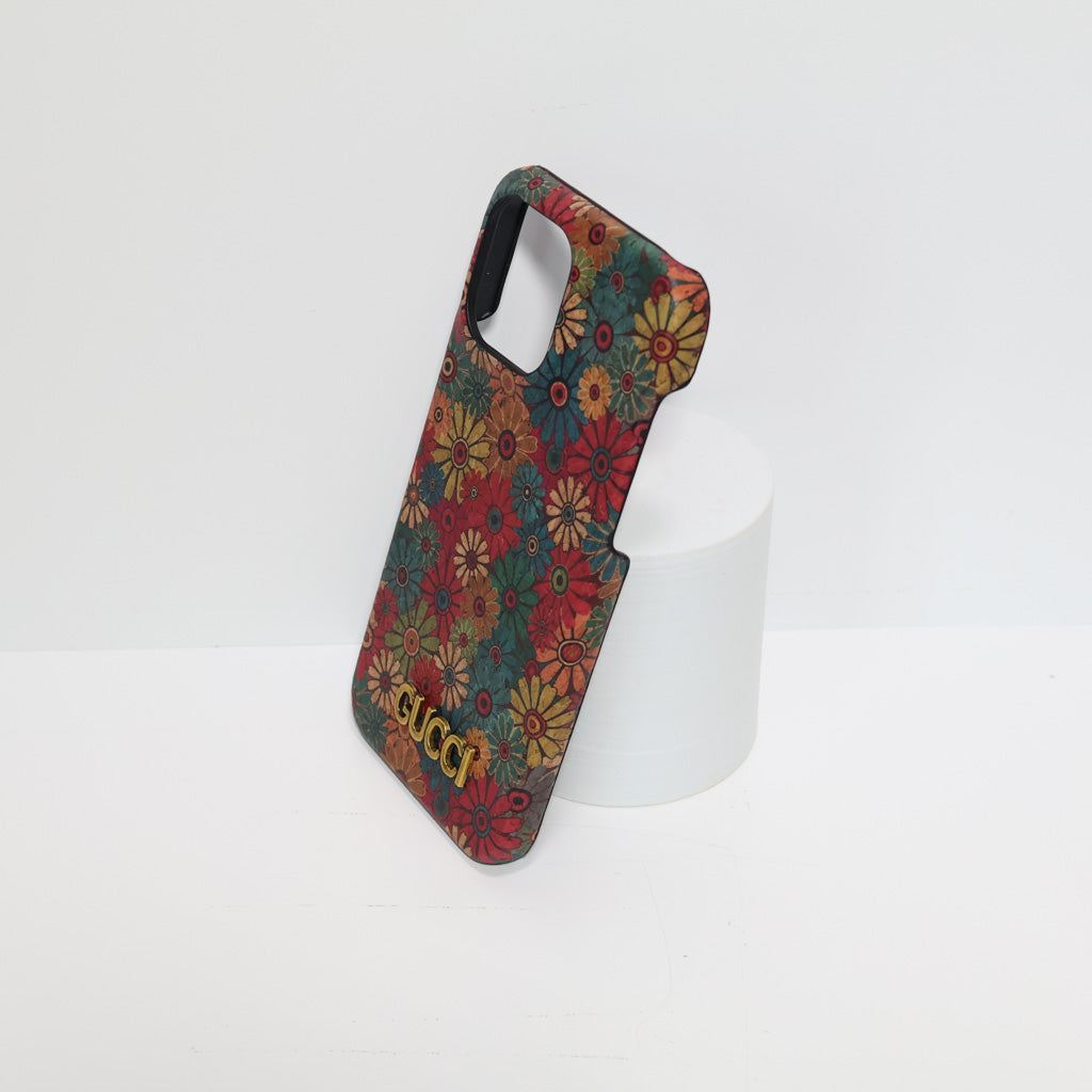 Gg Flower Phone Case For Iphone 13 14 15 16 Pro Max Plus