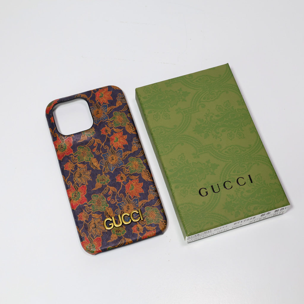 Gg Flower Phone Case For Iphone 13 14 15 16 Pro Max Plus