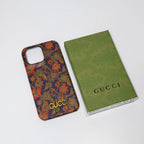 Gg Flower Phone Case For Iphone 13 14 15 16 Pro Max Plus
