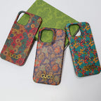 Gg Flower Phone Case For Iphone 13 14 15 16 Pro Max Plus