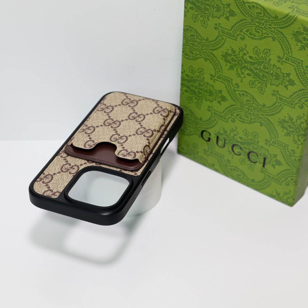 Card Holder Gucci Case For Iphone 12-16 Pro Max Plus