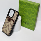 Card Holder Gucci Case For Iphone 12-16 Pro Max Plus