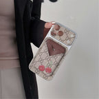 Gg Style Phone Case Magnet Card Holder Iphone 13-17 / Pro / Pro Max / Plus / Air