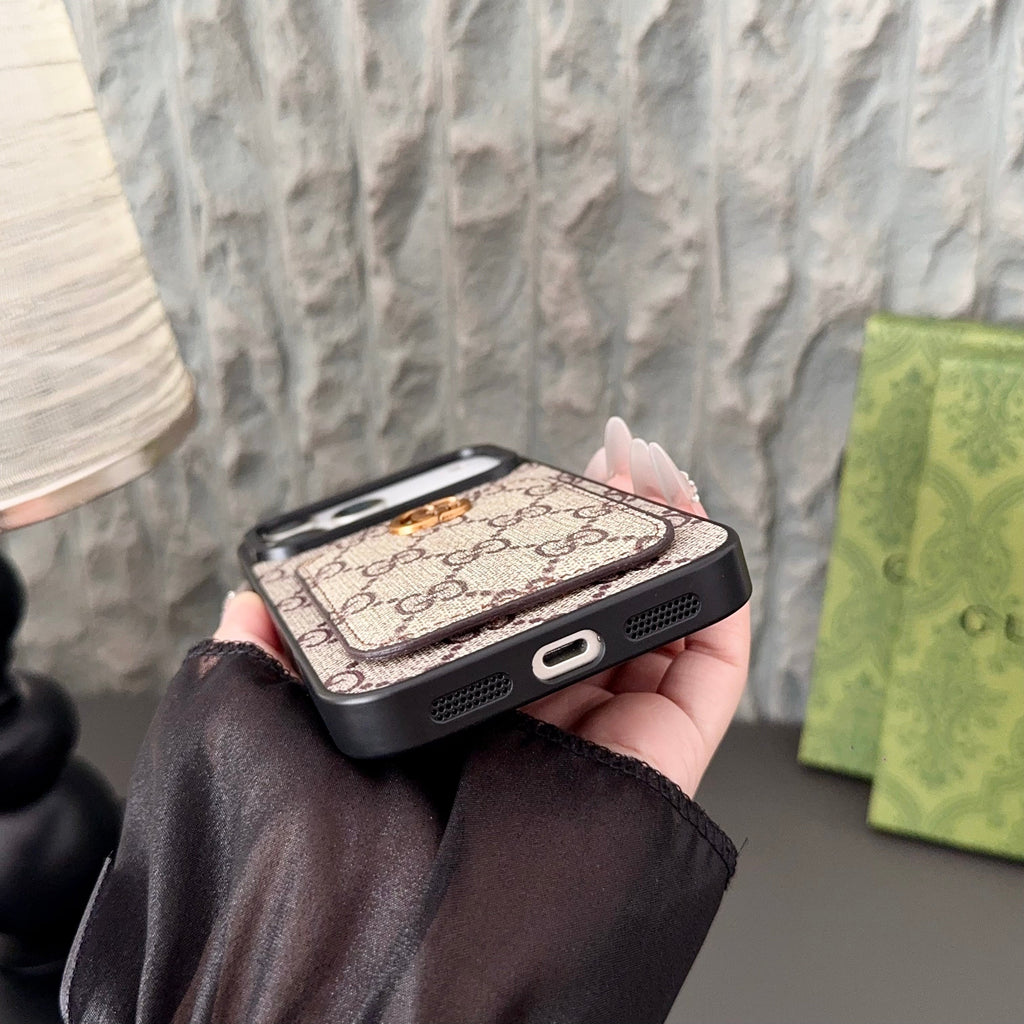Gg Card Slot Phone Case Iphone 17 Series