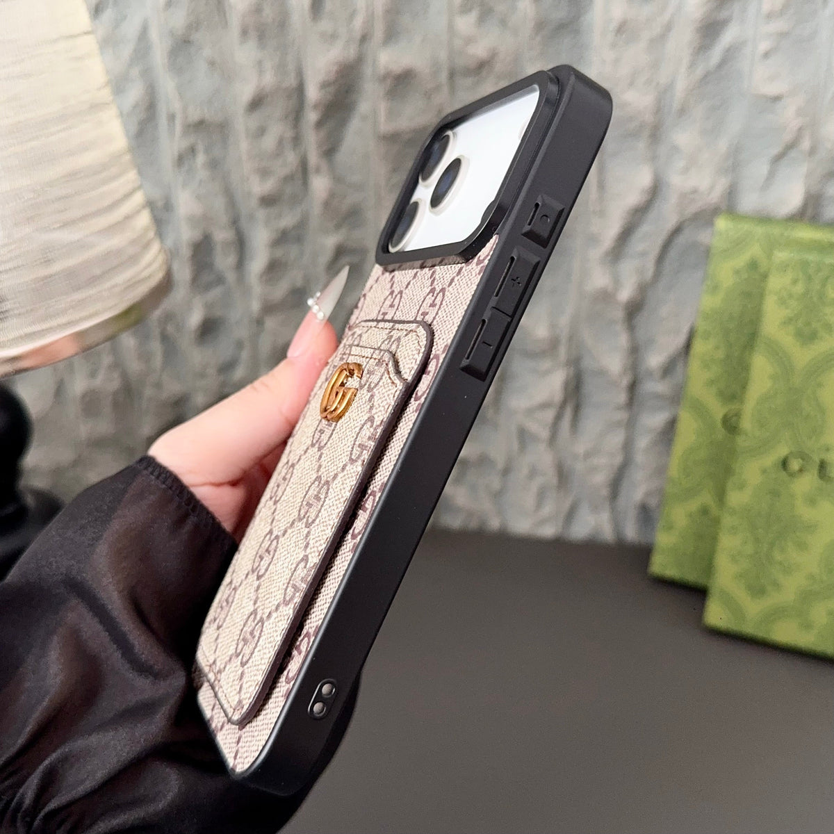 Gg Card Slot Phone Case Iphone 17 Series