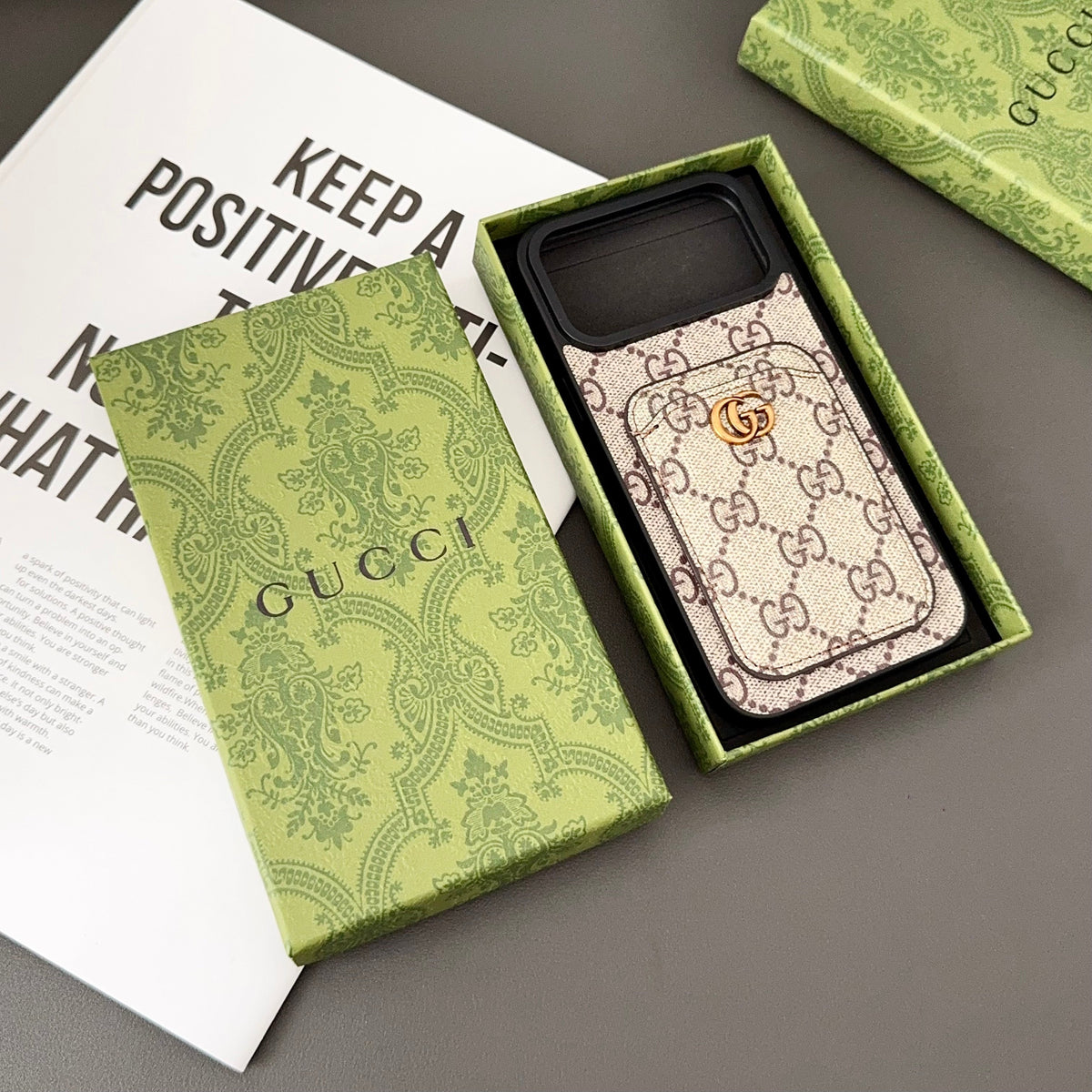 Gg Card Slot Phone Case Iphone 17 Series