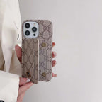 Folding Card Slot Designer Phone Case Iphone 16 15 14 13 12 Pro Max Plus