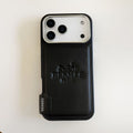H Stamped Leather Phone Case For 13-17 / Pro / Pro Max
