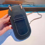 Universal Designer Phone Bag Crossbody Pouch Bag Adjustable Shoulder Strap / Black
