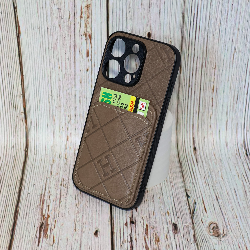 Hrm Leather Phone Case Cardholder For Iphone 12 13 14 15 16 Pro Max Series