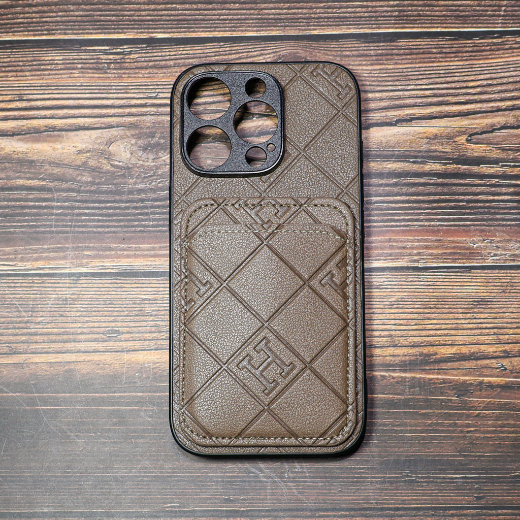 Hrm Leather Phone Case Cardholder For Iphone 12 13 14 15 16 Pro Max Series