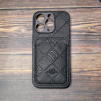 Hrm Leather Phone Case Cardholder For Iphone 12 13 14 15 16 Pro Max Series