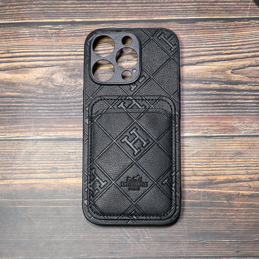 Hrm Leather Phone Case Cardholder For Iphone 12 13 14 15 16 Pro Max Series