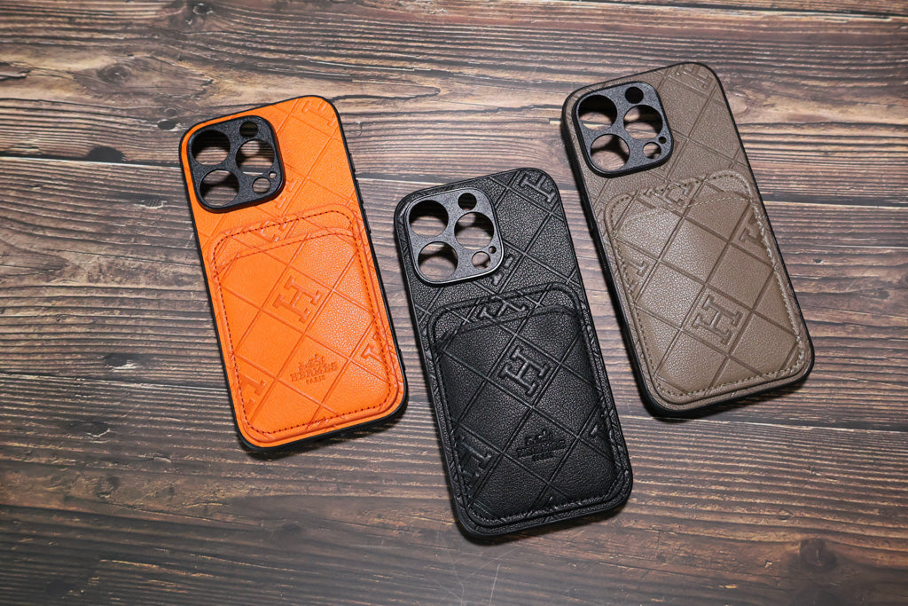 Hrm Leather Phone Case Cardholder For Iphone 12 13 14 15 16 Pro Max Series