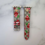 Gucci Band For Apple Watch Bloom Canvas