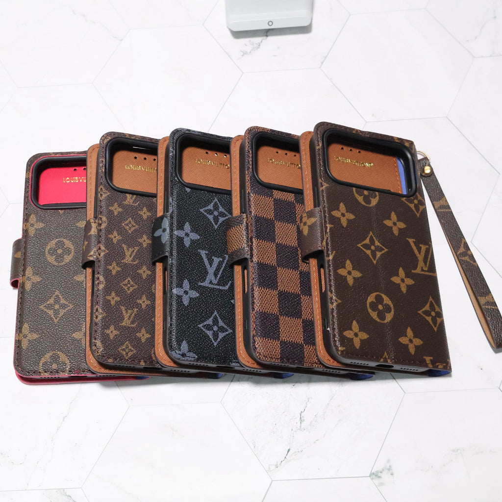 Folio Lv Wallet Case Edge Patches For 12-17 / Pro / Pro Max / Plus
