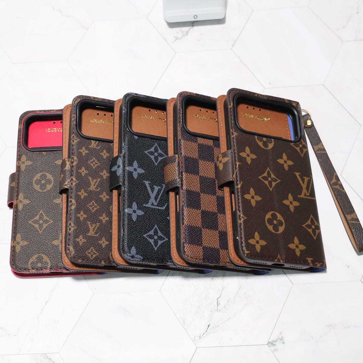 Folio Lv Wallet Case Edge Patches For 12-17 / Pro / Pro Max / Plus