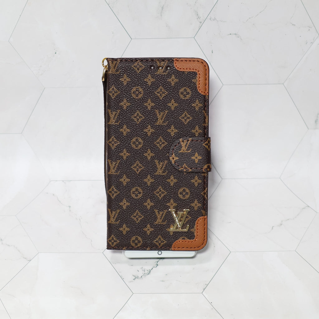 Folio Lv Wallet Case Edge Patches For 12-17 / Pro / Pro Max / Plus