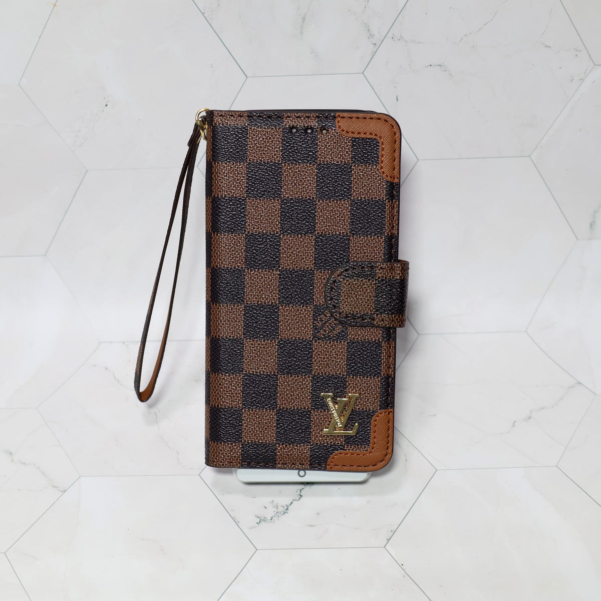 Folio Lv Wallet Case Edge Patches For 12-17 / Pro / Pro Max / Plus