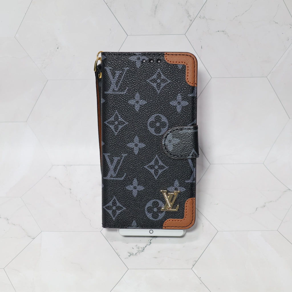 Folio Lv Wallet Case Edge Patches For 12-17 / Pro / Pro Max / Plus