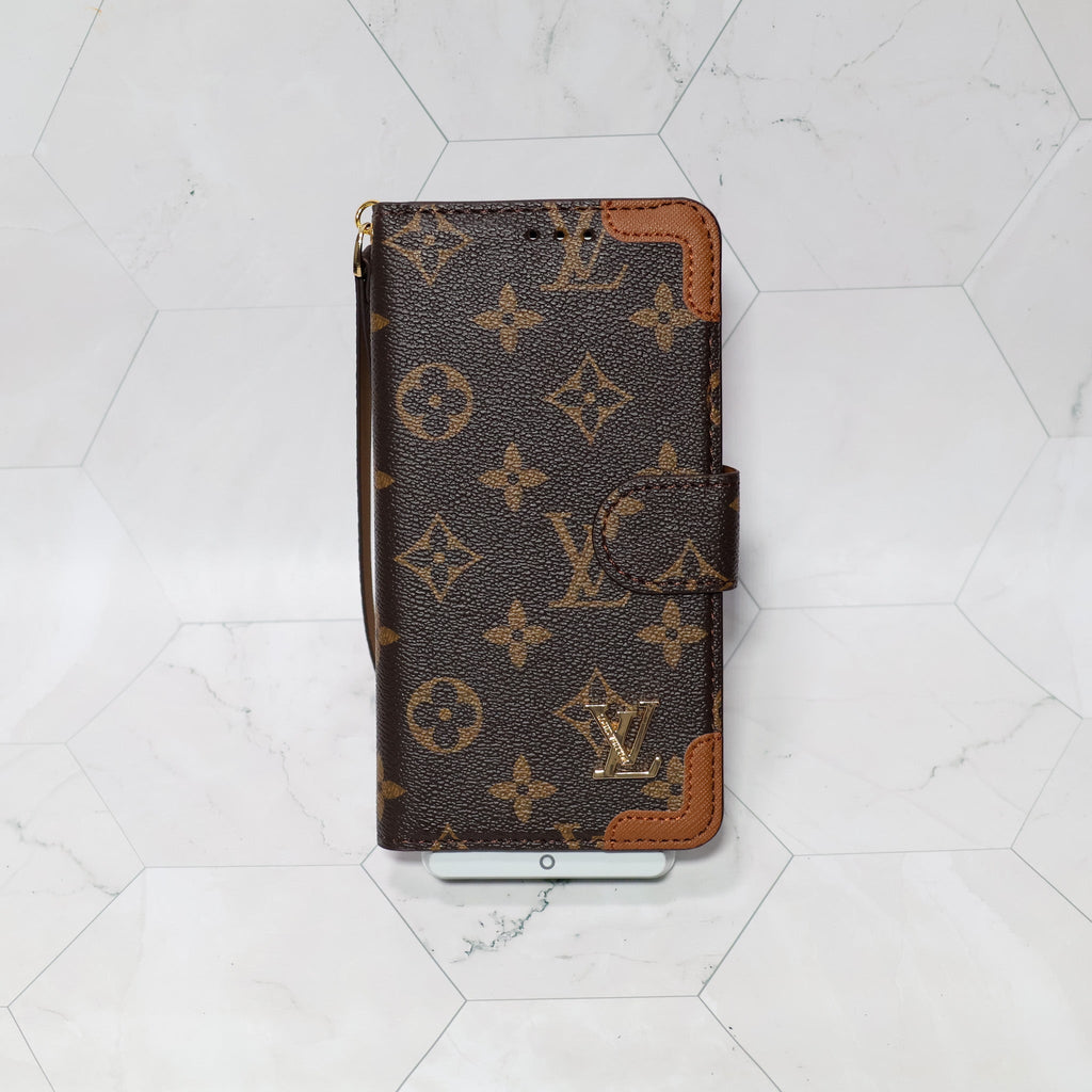 Folio Lv Wallet Case Edge Patches For 12-17 / Pro / Pro Max / Plus