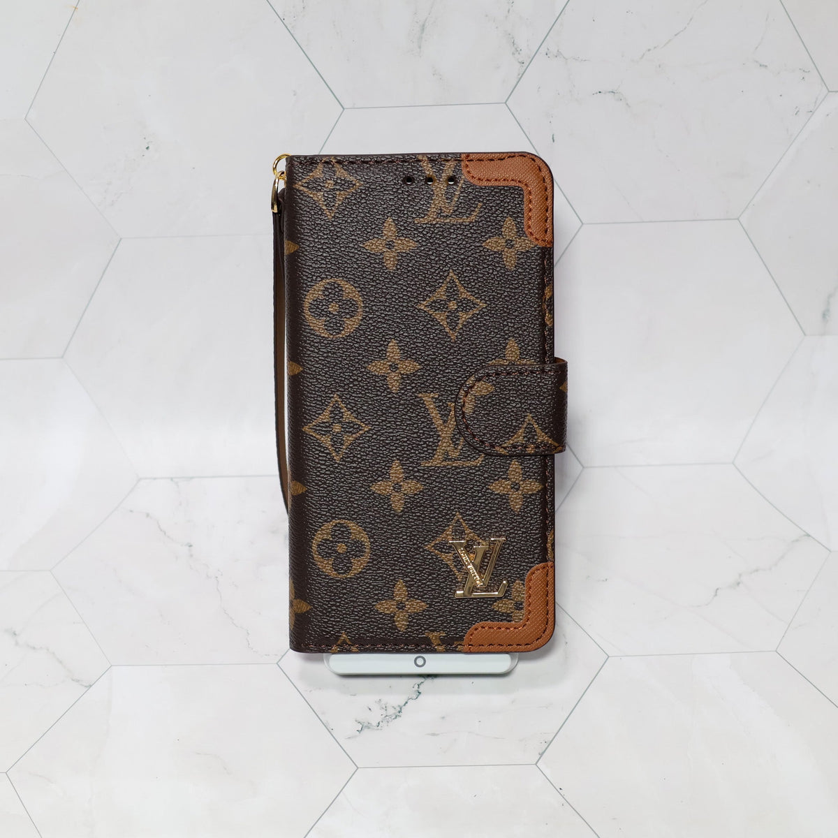 Folio Lv Wallet Case Edge Patches For 12-17 / Pro / Pro Max / Plus