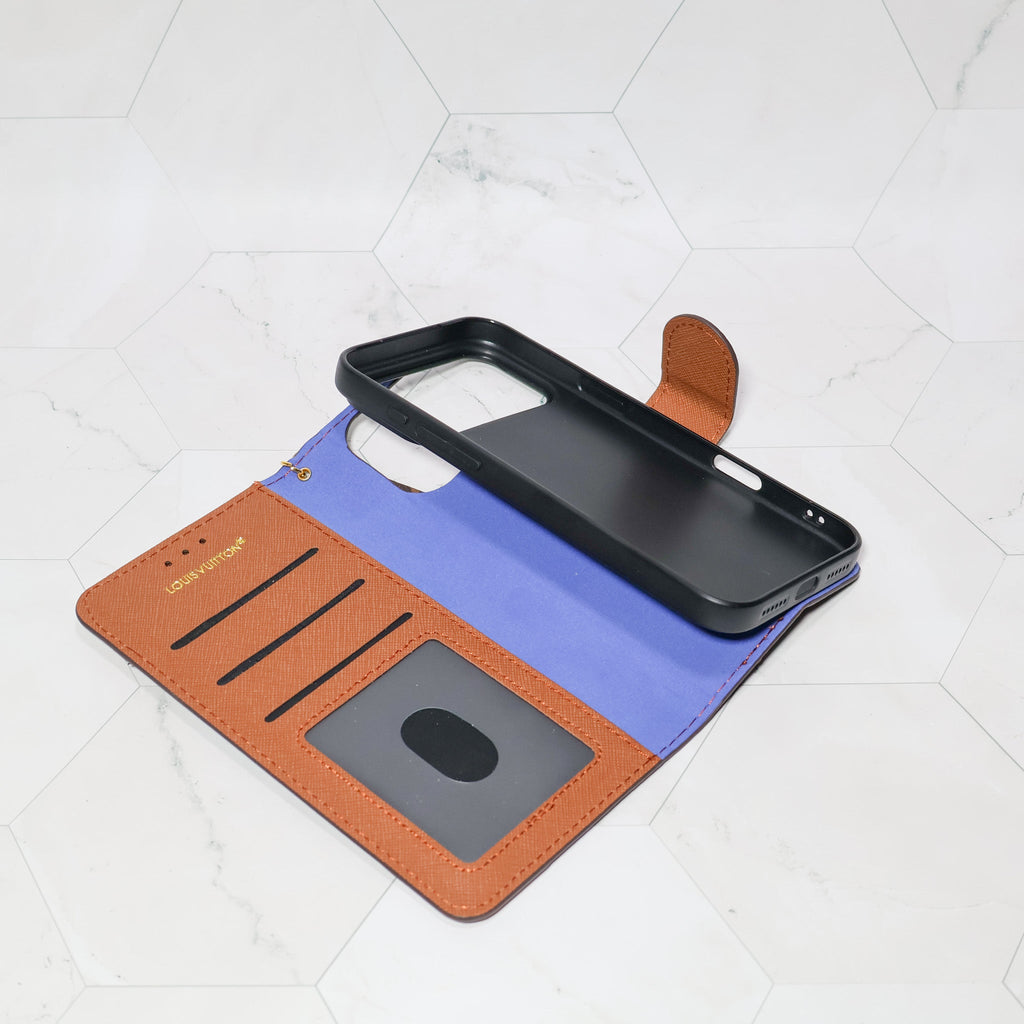 Folio Lv Wallet Case Edge Patches For 12-17 / Pro / Pro Max / Plus