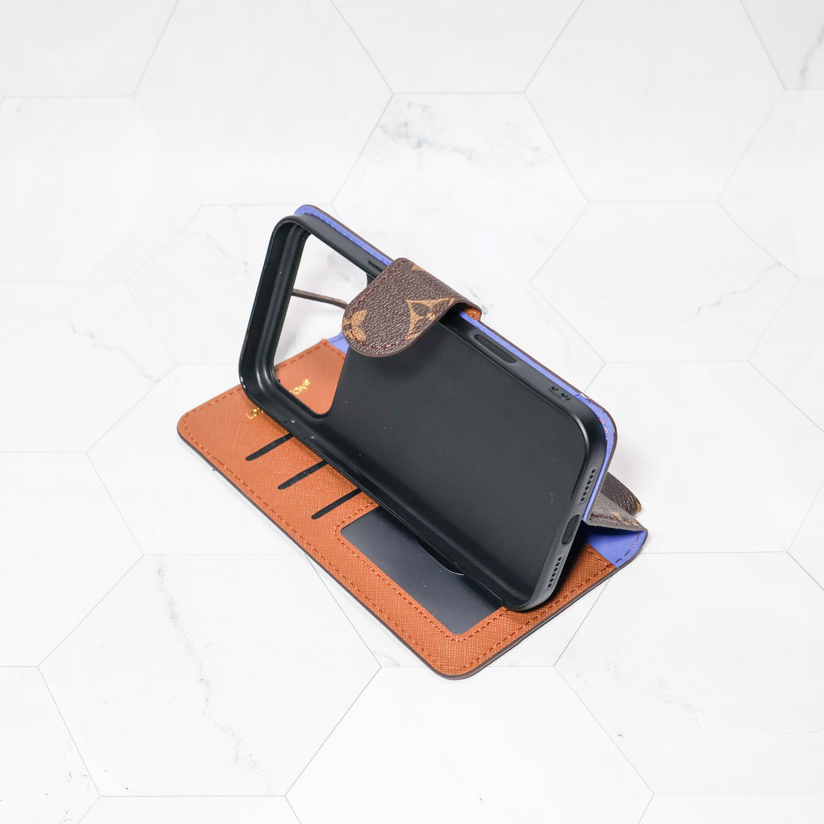 Folio Lv Wallet Case Edge Patches For 12-17 / Pro / Pro Max / Plus