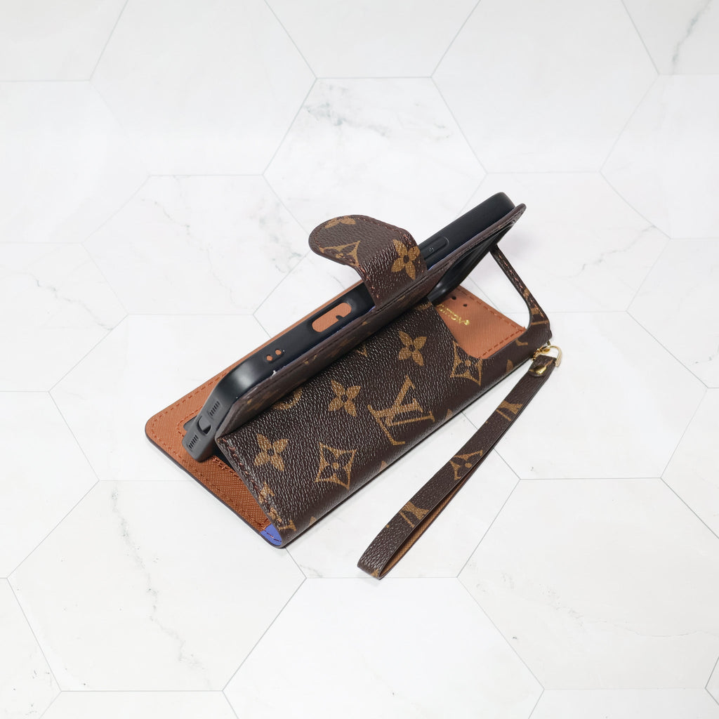 Folio Lv Wallet Case Edge Patches For 12-17 / Pro / Pro Max / Plus