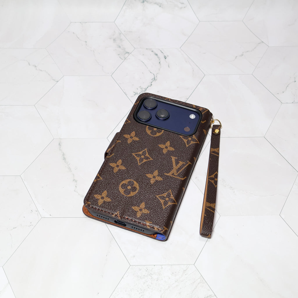 Folio Lv Wallet Case Edge Patches For 12-17 / Pro / Pro Max / Plus
