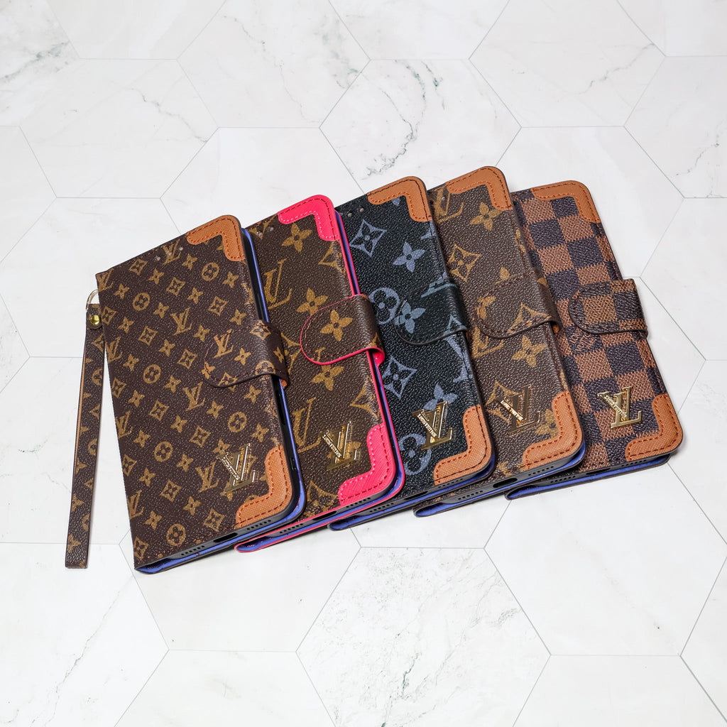 Folio Lv Wallet Case Edge Patches For 12-17 / Pro / Pro Max / Plus