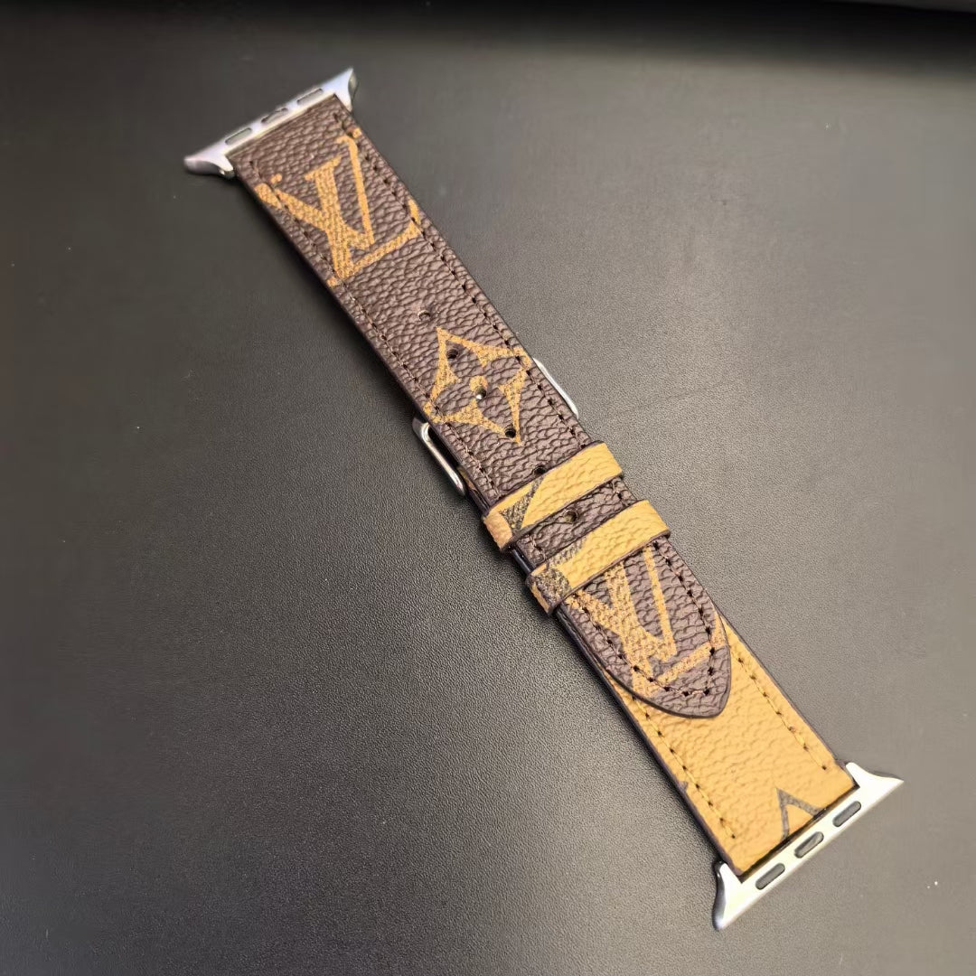 Louis Vuitton Apple Watch Bands Fashion Monogram Leather