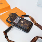 Lv Crossbody Iphone 17 Series Case Card Holder