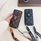 Lv Crossbody Phone Case For Iphone 12-16 Pro Max Plus