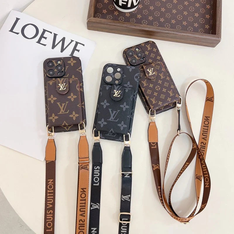 Lv Crossbody Phone Case For Iphone 12-16 Pro Max Plus
