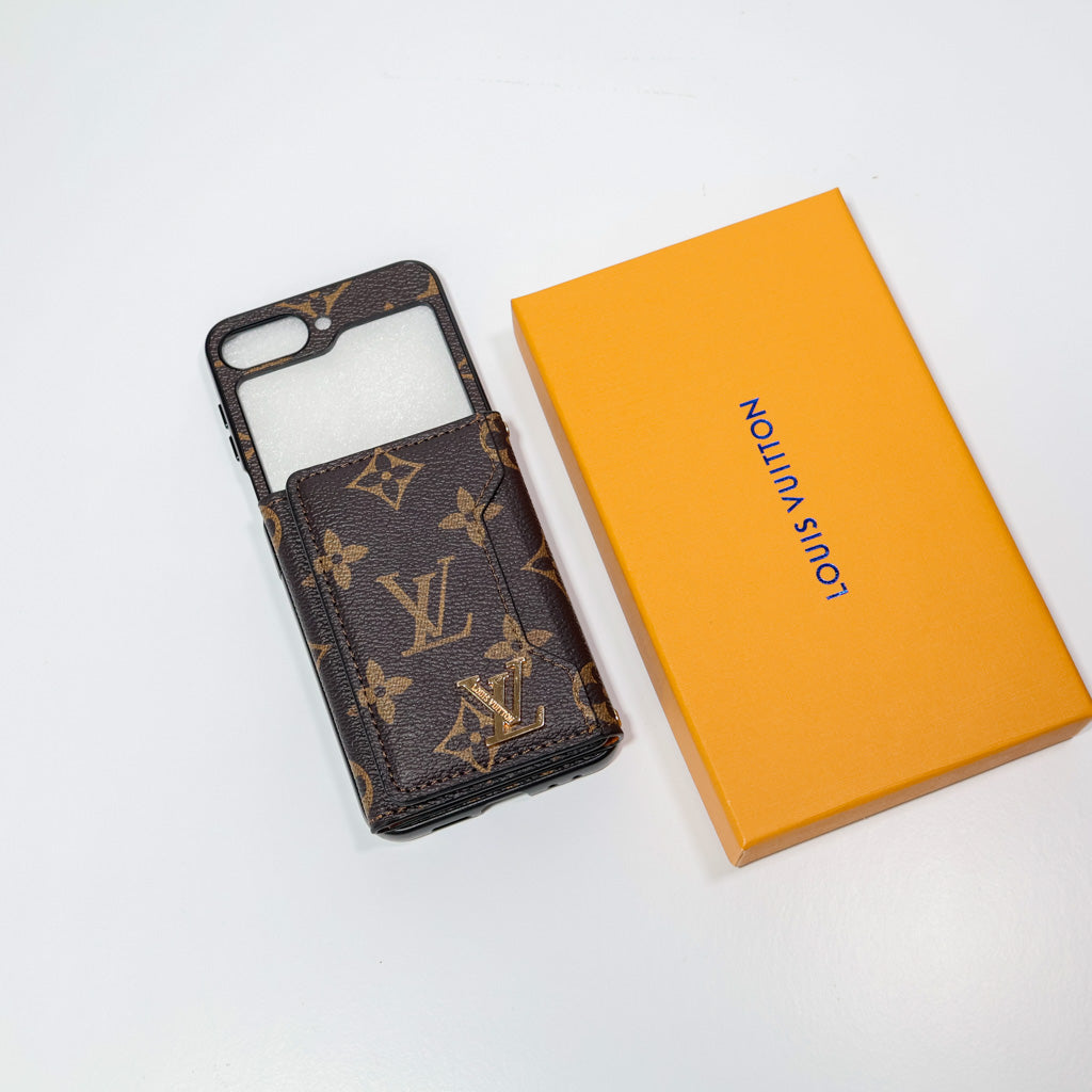 Luxury Z Flip Case Wallet Card Slot For 3 4 5 6 7 Series