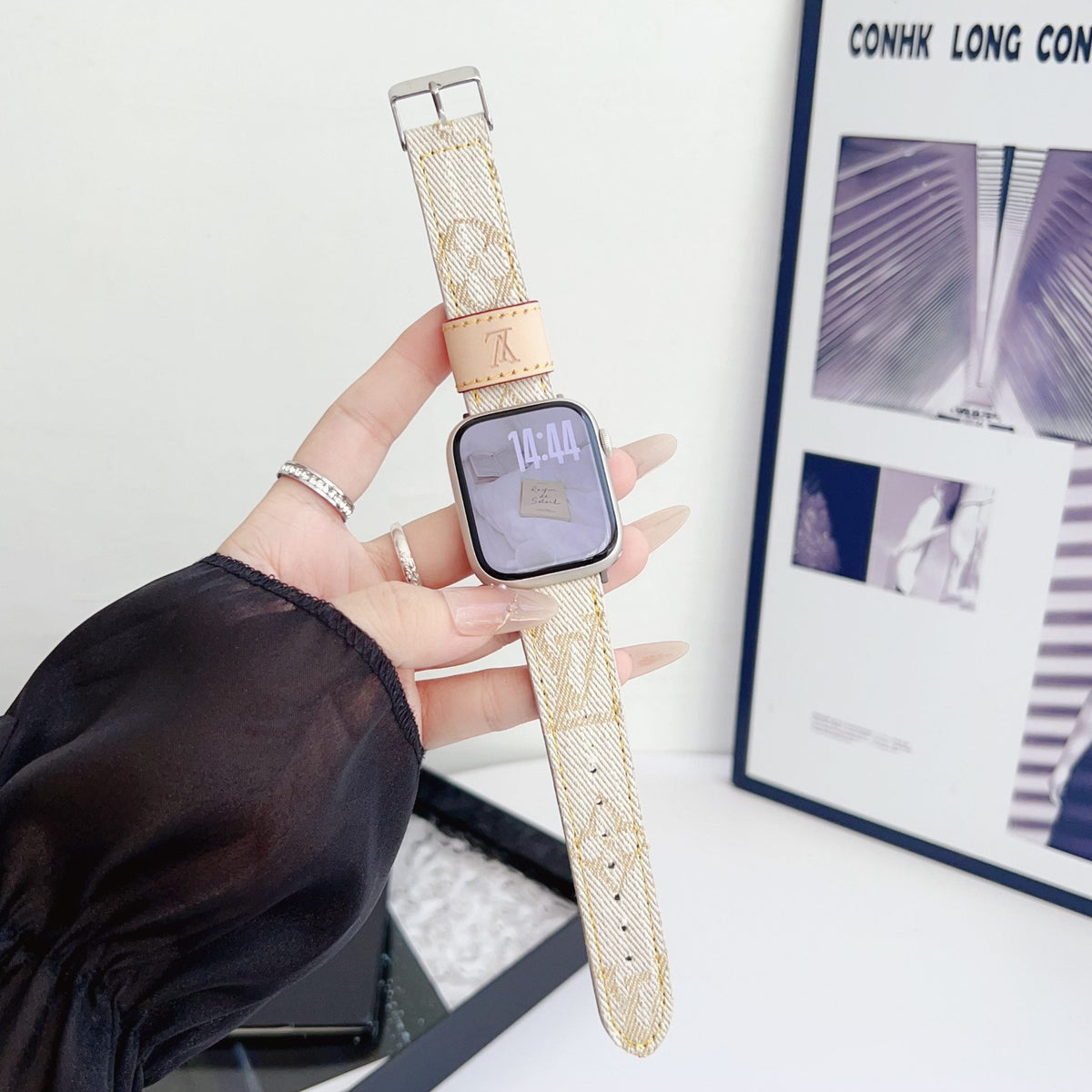 Fabric Lv Apple Watch Band
