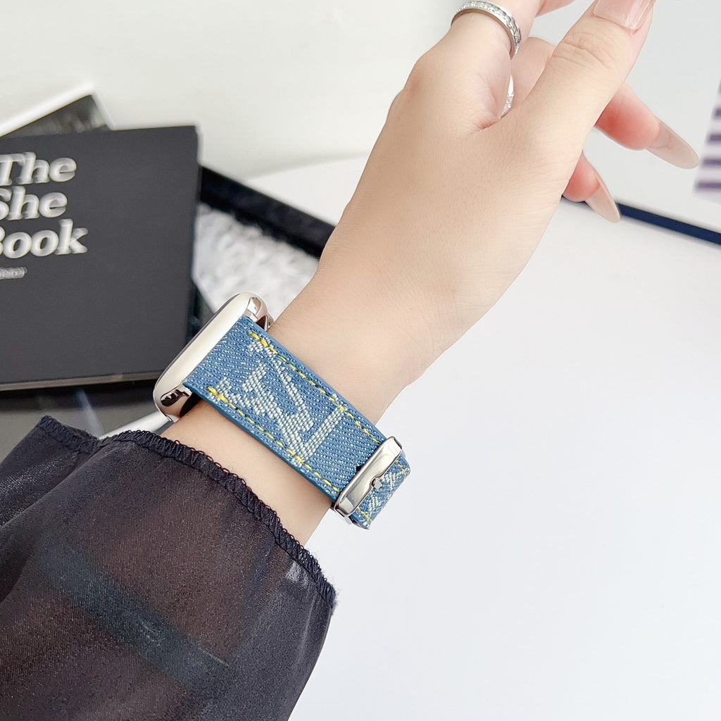 Fabric Lv Apple Watch Band