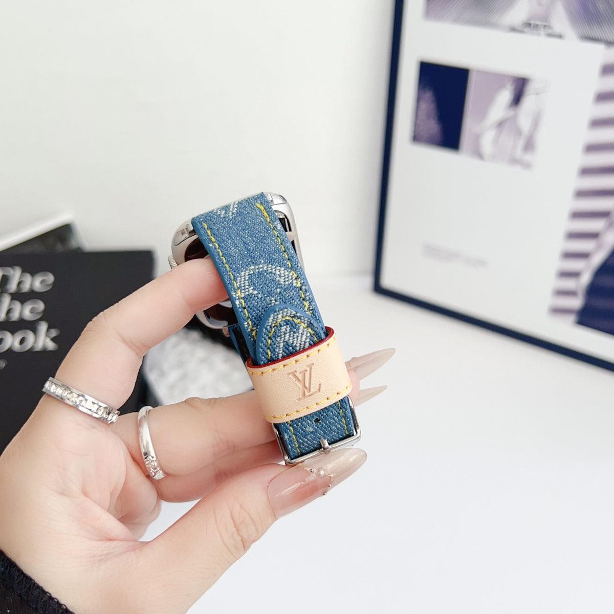 Fabric Lv Apple Watch Band