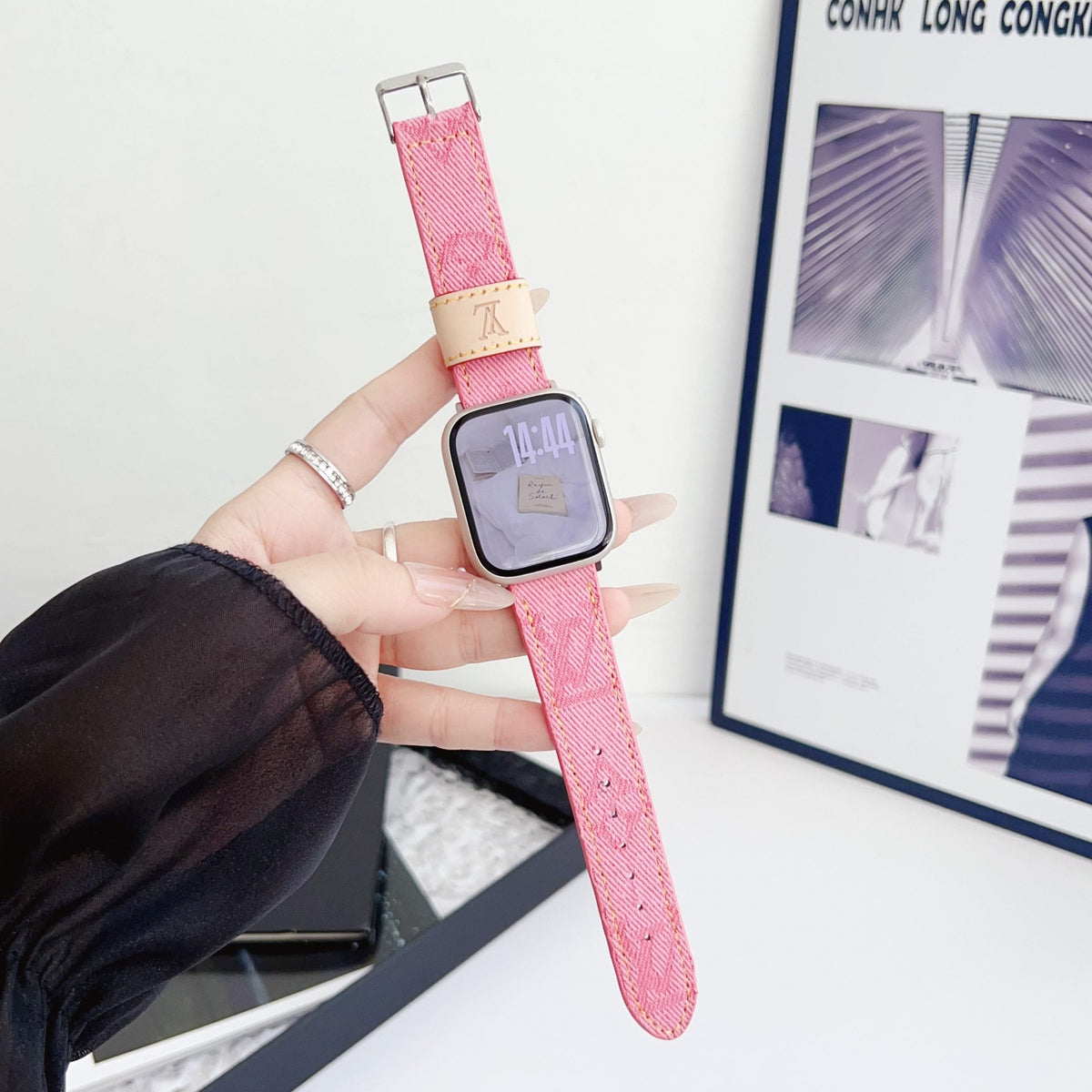 Fabric Lv Apple Watch Band