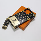 Reverse Golden Monogram Lv Eye Trunk Iphone Case For 11 12 13 14 15 16 Pro Max Plus Series