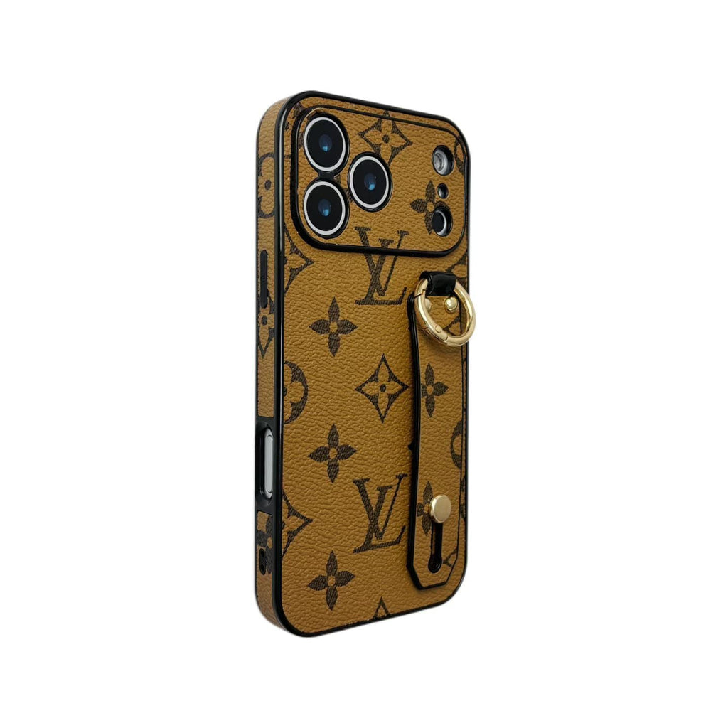 Lv Hand Strap Back Cover Case For 13-17 / Pro / Pro Max / Plus / Air