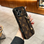 Lv Hand Strap Back Cover Case For 13-17 / Pro / Pro Max / Plus / Air