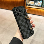 Lv Hand Strap Back Cover Case For 13-17 / Pro / Pro Max / Plus / Air